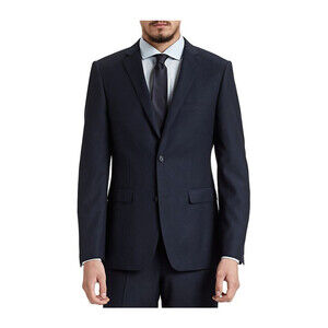 1670 Depp Men's Slim Fit Suit Jacket Navy Size 36 R Blazer Only